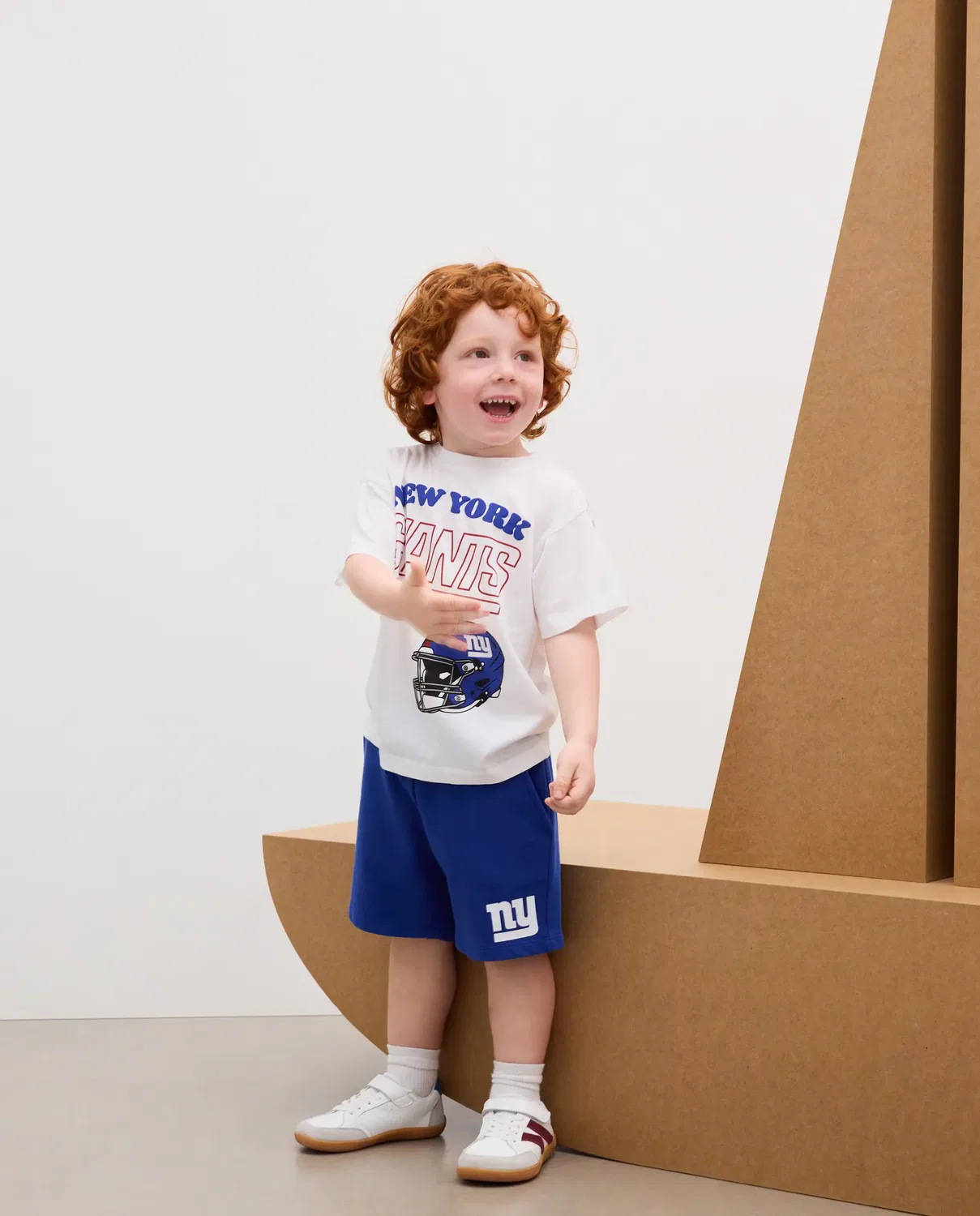 Детский комплект для мальчиков с принтом NFL GIANTS Kids El Corte Inglés, Blanco — фото 2