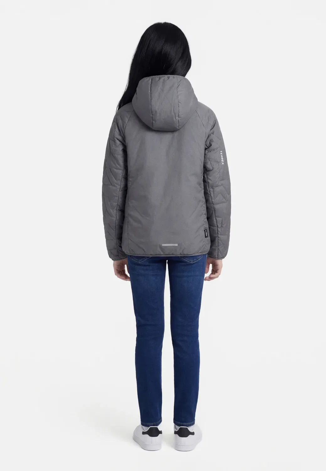 Утепленная куртка K xpr - легкая куртка Adidas Terrex, Grey — фото 2