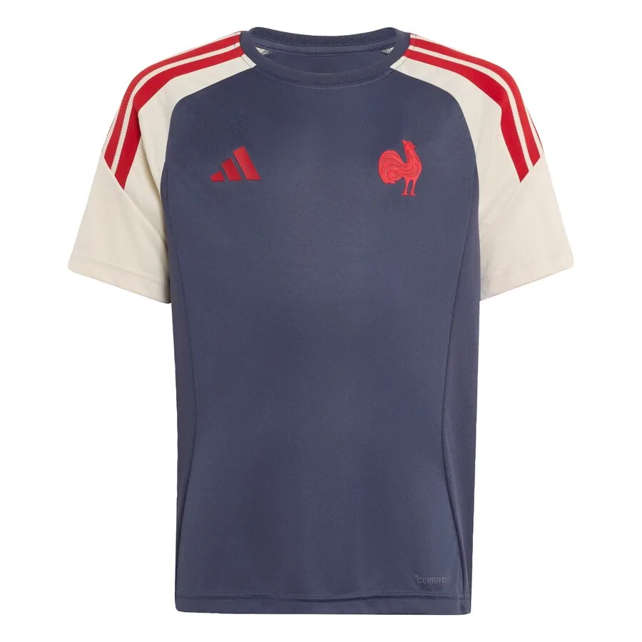 Темно-синий топ ADIDAS PERFORMANCE Performance «Frankreich Rugby»