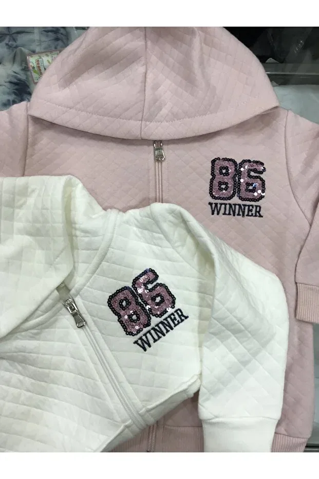 Детский кардиган с капюшоном Nonno Kids, Pudded Pink