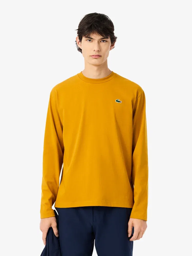 Футболка с длинным рукавом графическая LACOSTE, Orange (Bronze)
