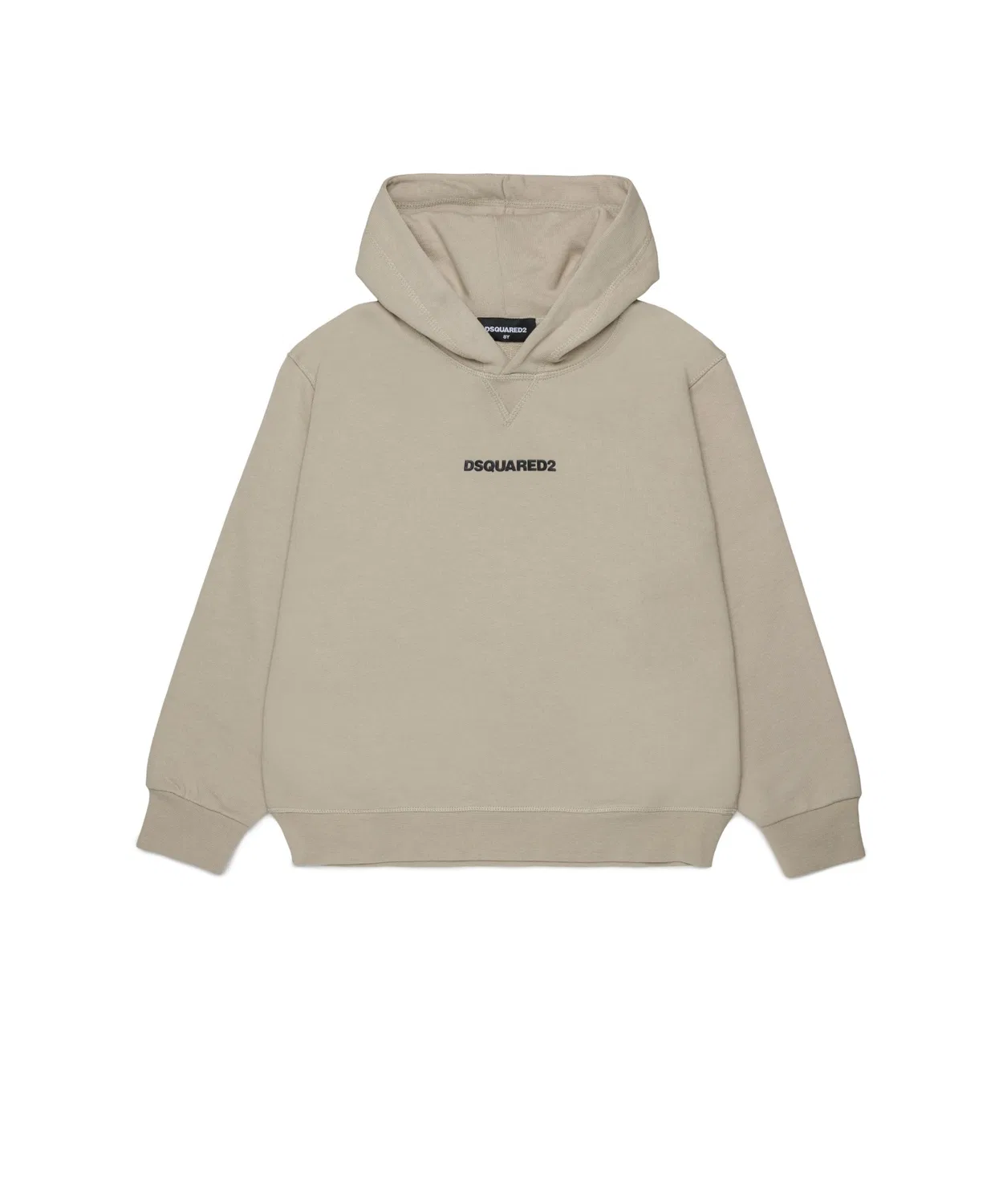 Детский пуловер-худи с принтом DSQUARED2, Beige