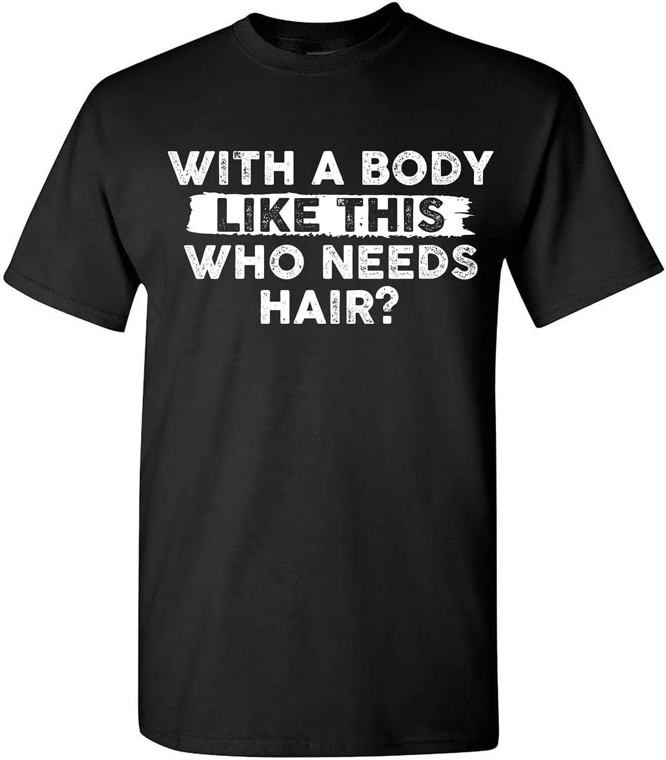 Мужская футболка с принтом Funny T-Shirt, Black — фото 3