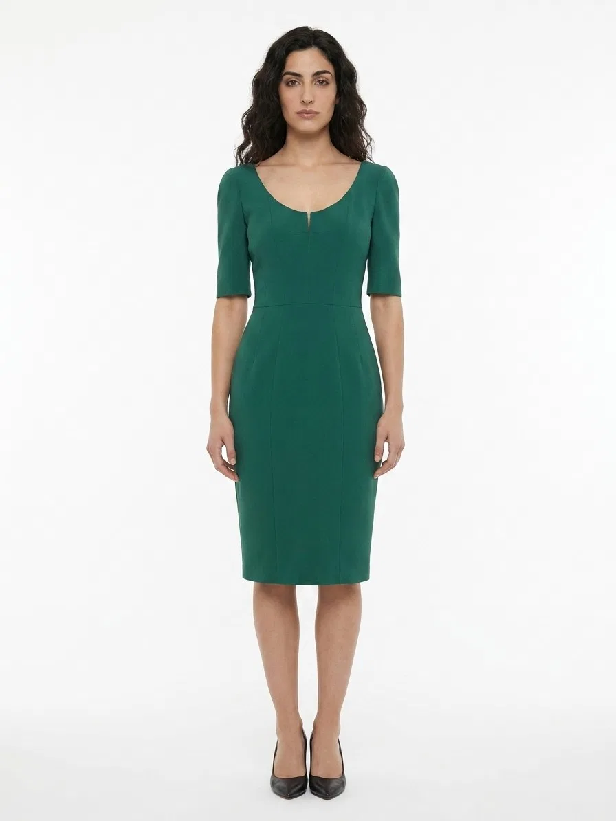 Женское платье с коротким рукавом Dolce & Gabbana, Green