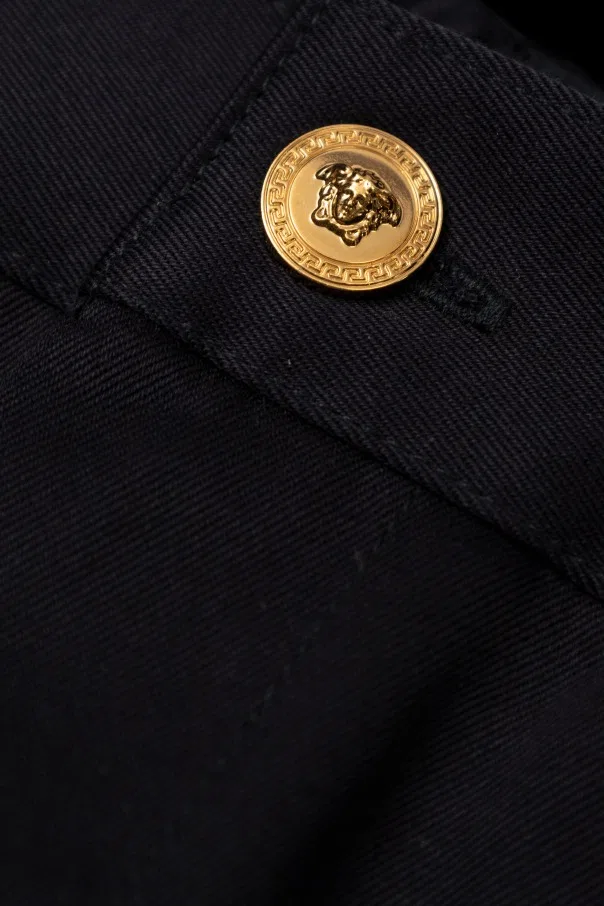 Брюки карго хлопковые Kids Navy Blue Cargo Pants Young Versace, Navy Blue — фото 2