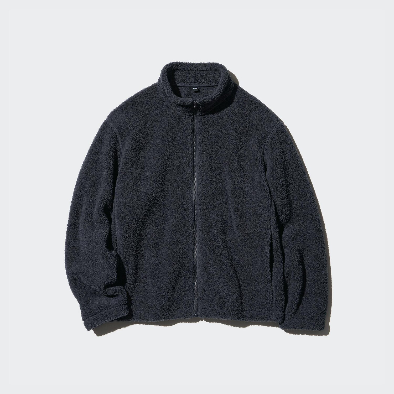 

Флисовая куртка на молнии с ворсистой подкладкой Uniqlo, 08 серый