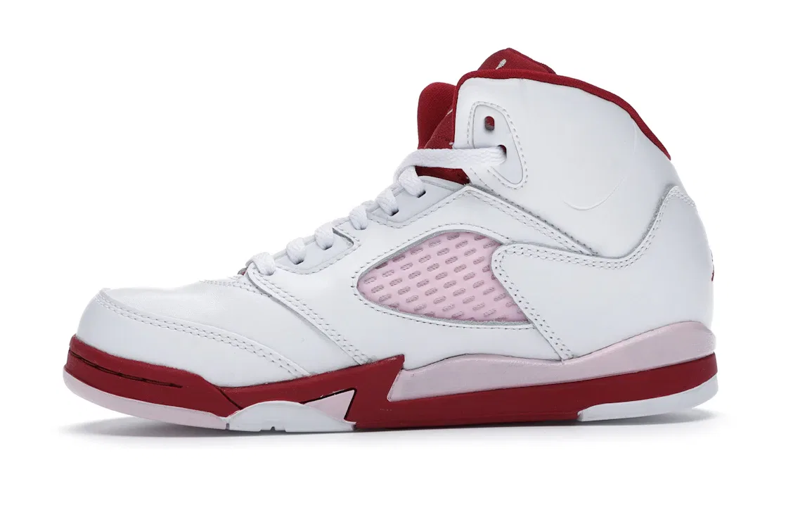 Детские кроссовки Lifestyle Jordan 5 Retro Jordan, White Pink Foam Gym Red — фото 3