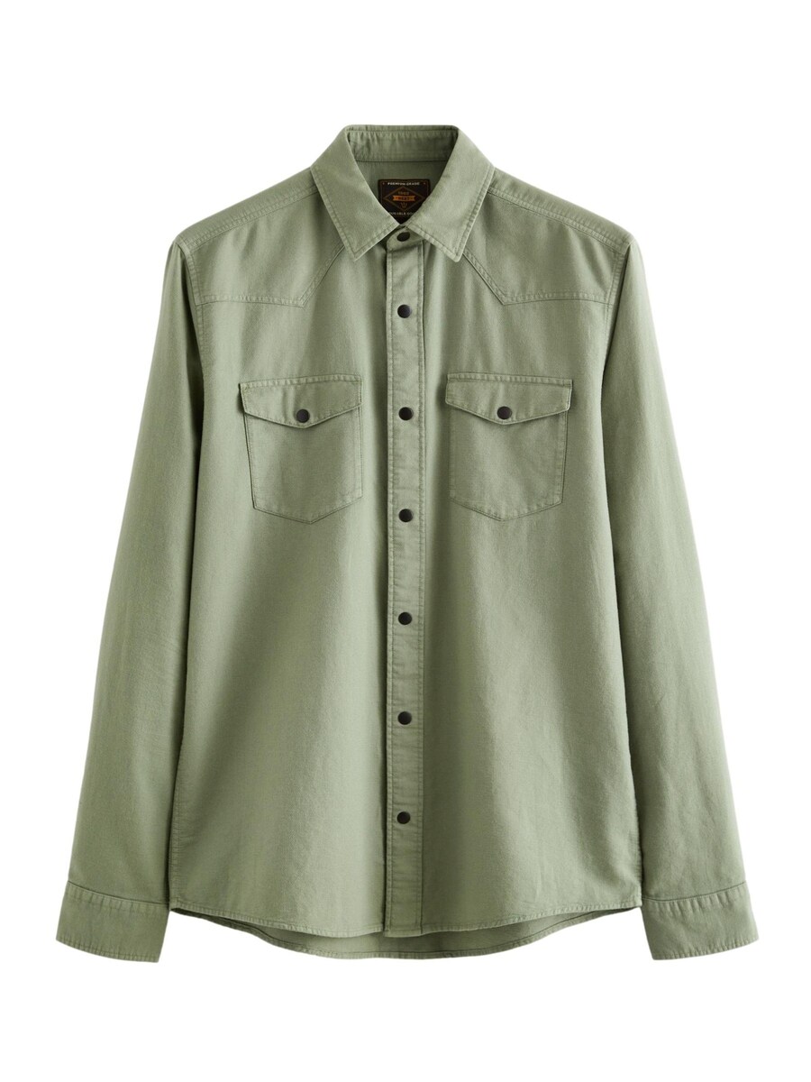 

Повседневная рубашка Next Regular fit Button Up Shirt, цвет kiwi