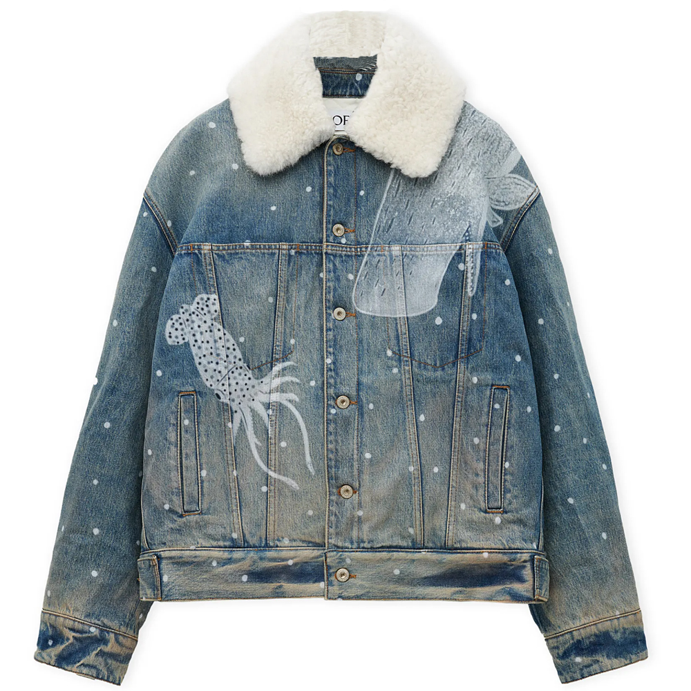 

LOEWE Джинсовая куртка на пуговицах, Blue