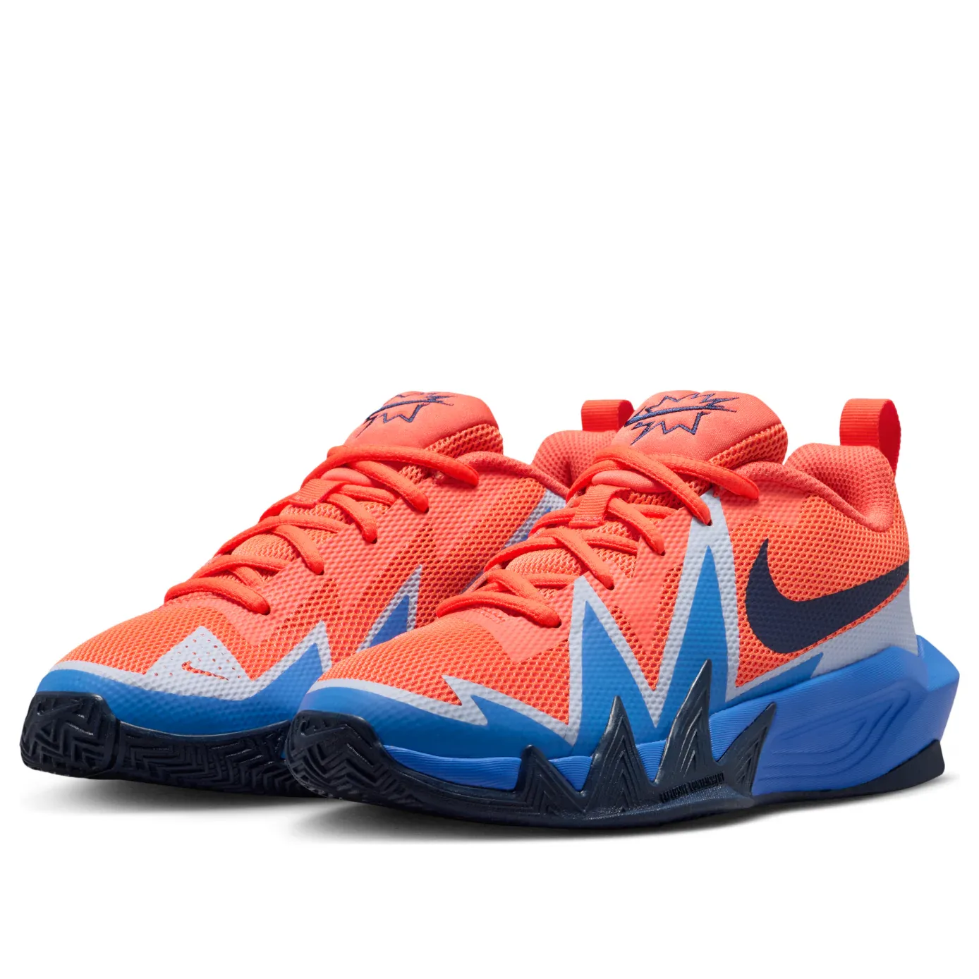 Кроссовки (GS) Nike S.T. Dynamite 'Turf Orange Navy Hydrogen Blue' — фото 4