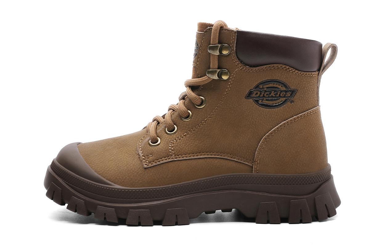 

Dickies Детские нескользящие износостойкие ботинки кофейно-коричневого цвета для детей 3–7 лет