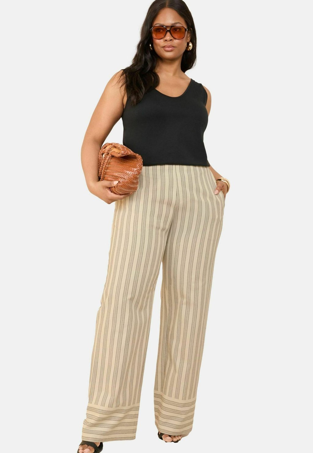 

Брюки PLUS SIZE FIT - PREMIUM Friends Like These, бежевый
