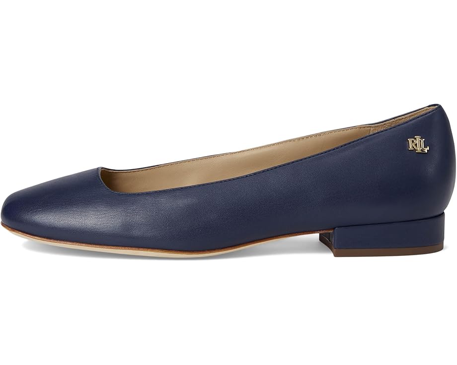 Балетки Lauren Ralph Lauren Emellie Nappa Leather Ballet Flat, цвет Refined Navy — фото 4