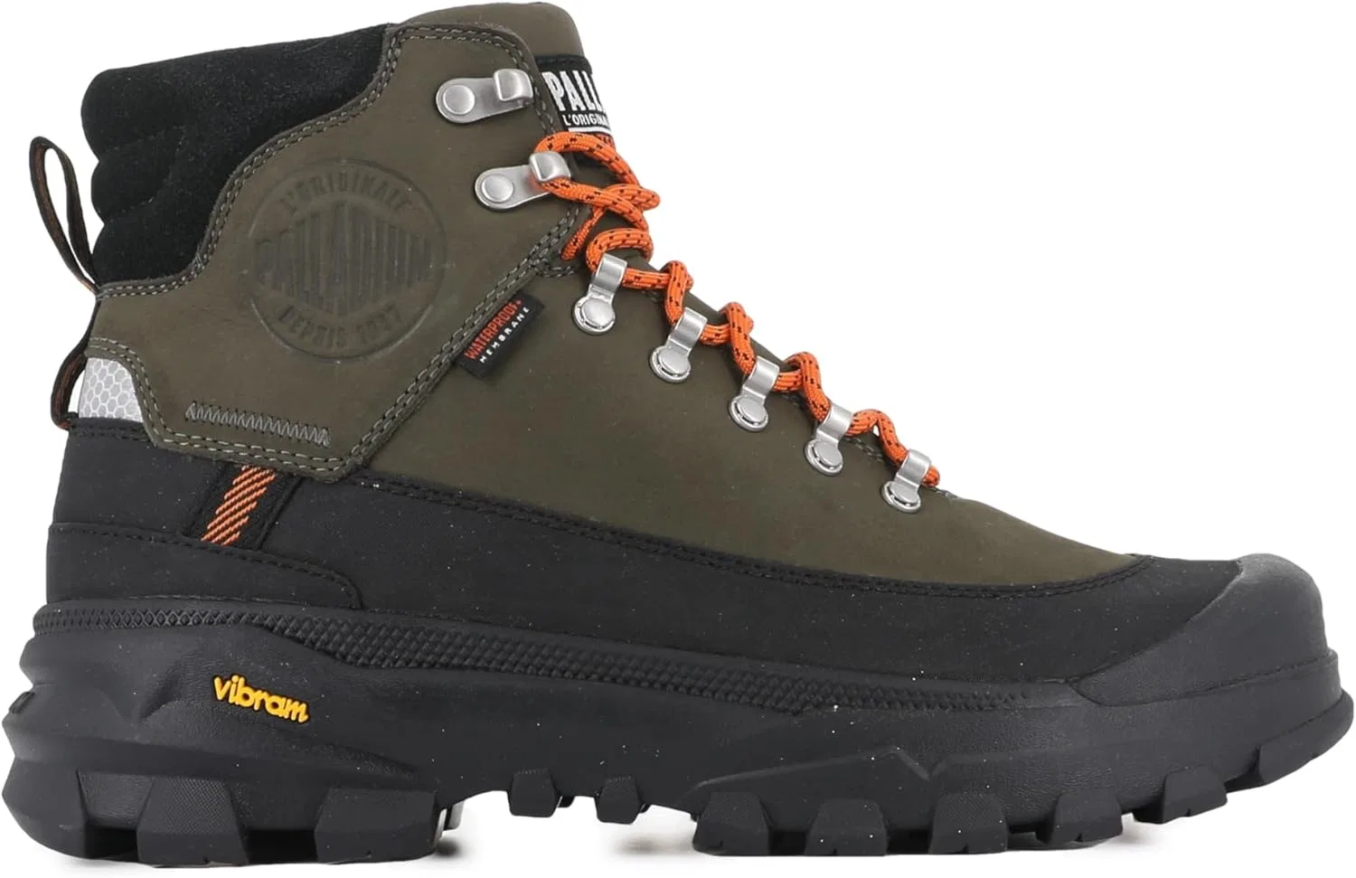 Ботинки Palladium Unisex Pallarder Thins WP+ Ankle Boot, Olive Night Black