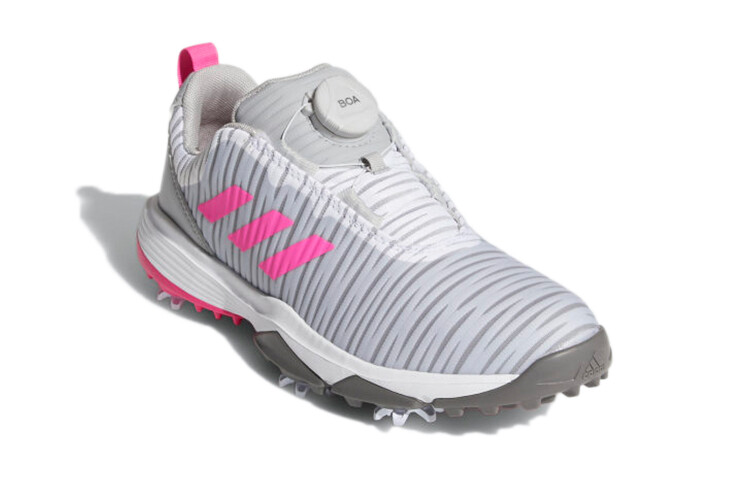 Кроссовки adidas Codechaos BOA Golf Grey Screaming Pink Grey GS — фото 3