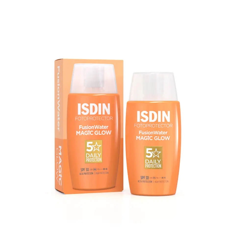 Солнцезащитный крем Isdin Fotoprotector Fusion Water Magic Glow SPF 30, 50 мл — фото 2