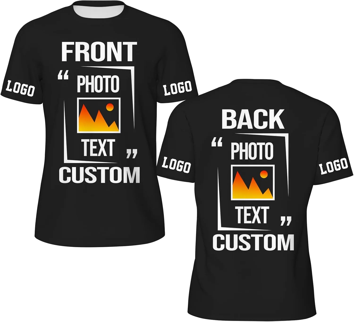 Футболка Custom с собственным текстом и логотипом