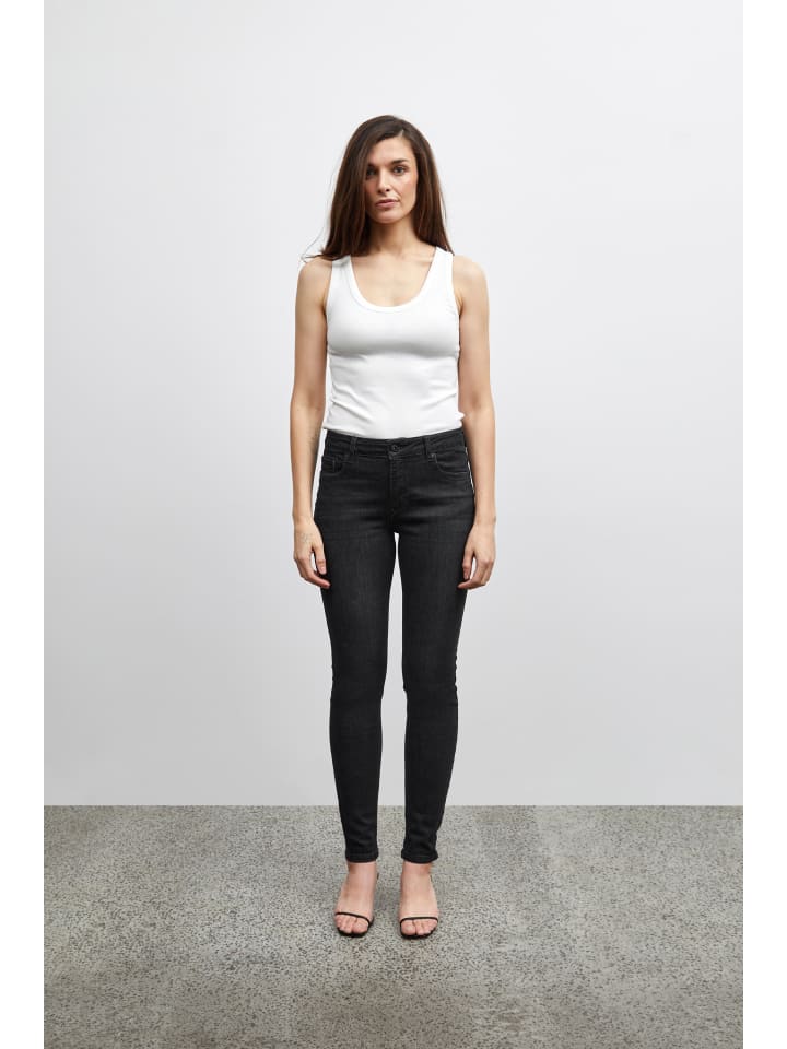 

Pulz Узкие джинсы PZJOY черного цвета