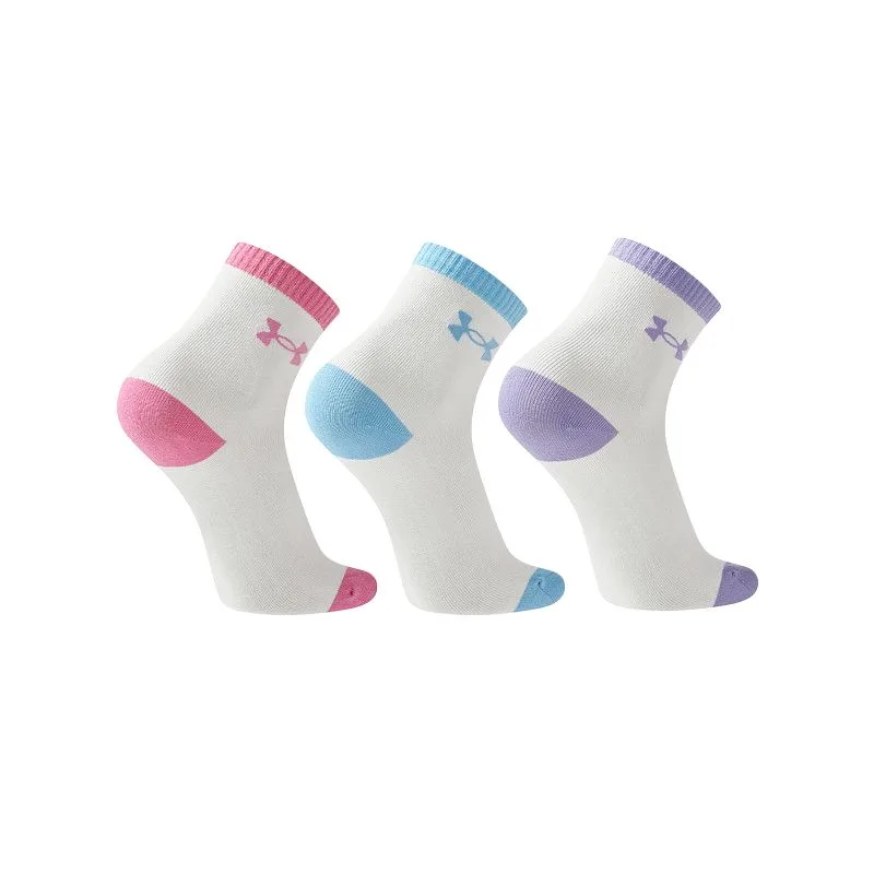 Носки 3 шт детские Under Armour, 3 Pack (Fresh Pink & Frisco Blue & Breeze Purple) — фото 3