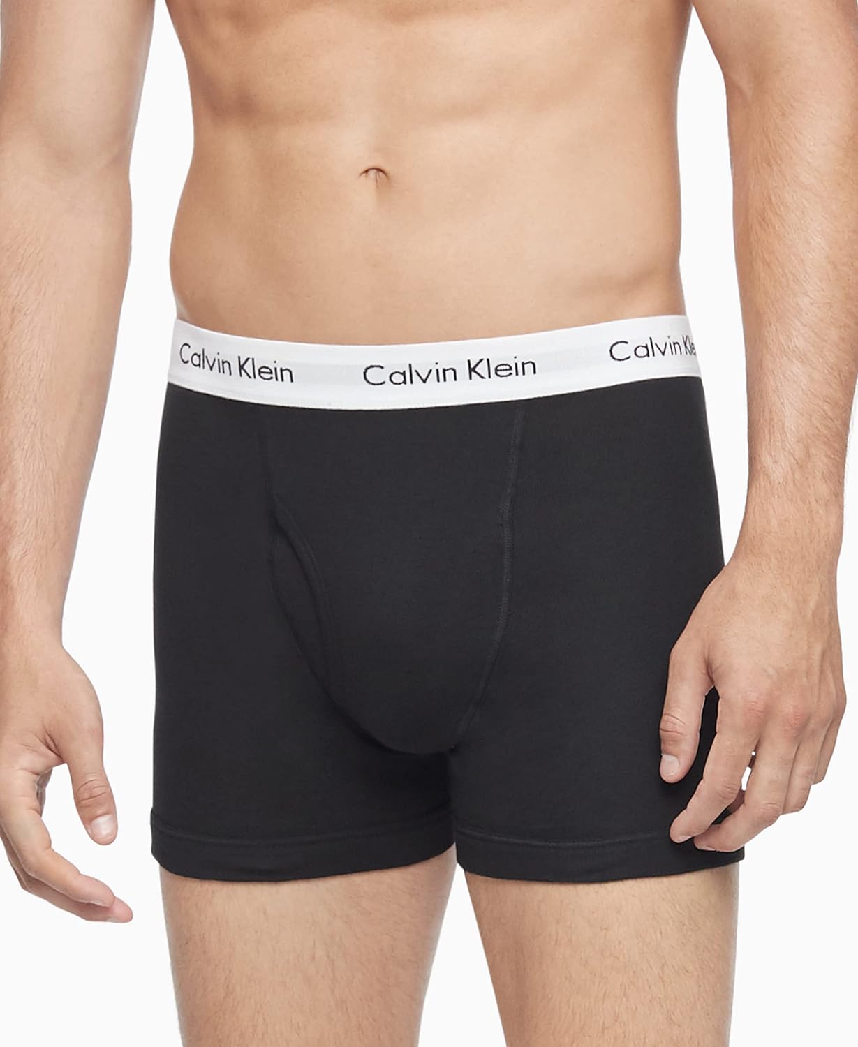 Комплект из 5 мужских трусов-боксеров Calvin Klein Cotton Classics, 3 Black Bodies W / Black Wb, 2 Black Bodies W / White Wb — фото 2