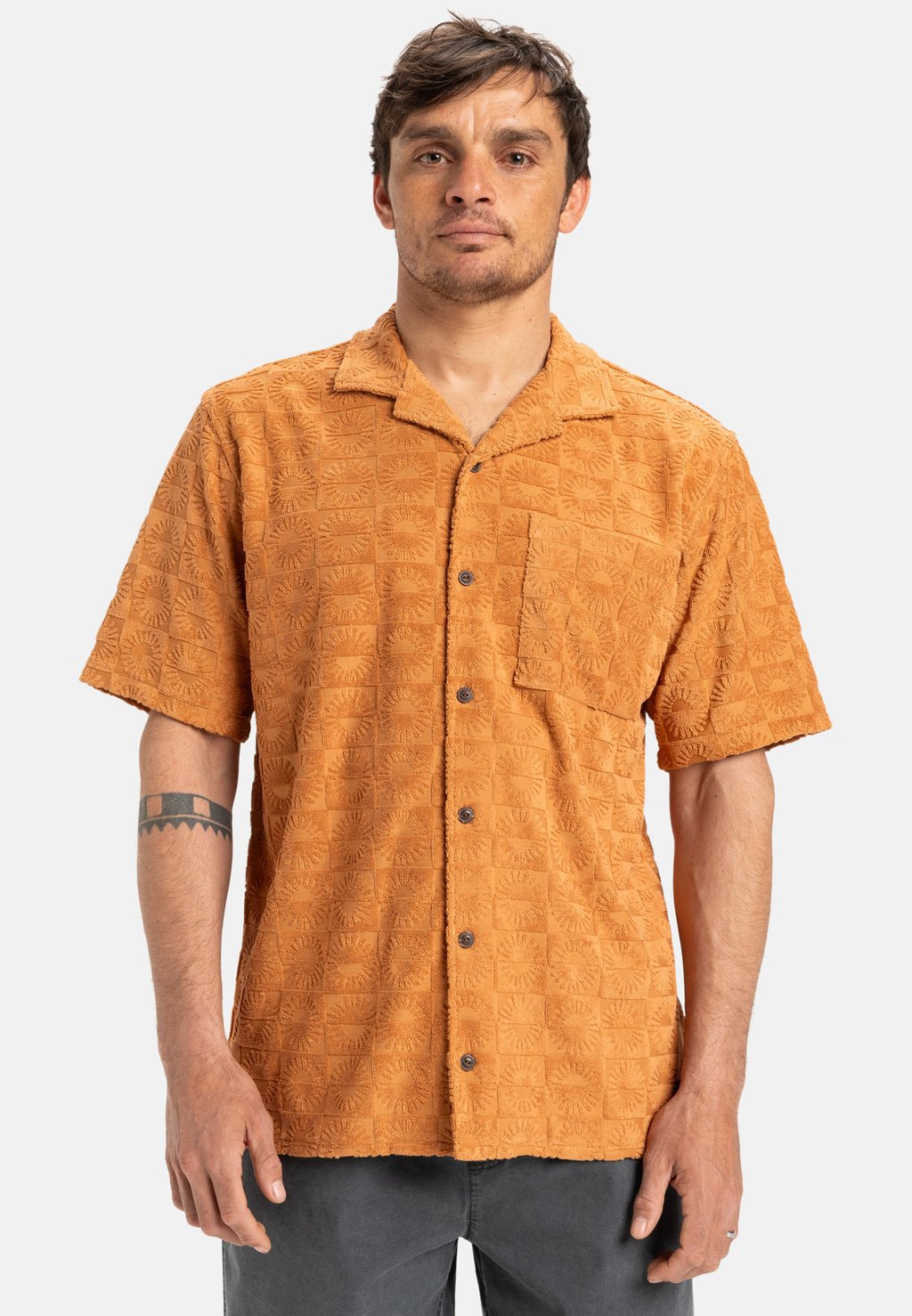 

Рубашка PANA MIT KURZEN Quiksilver, оранжевый