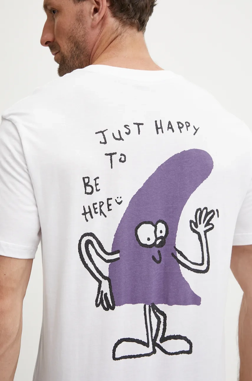 

Хлопковая футболка Pocket Mushrooms Billabong, белый