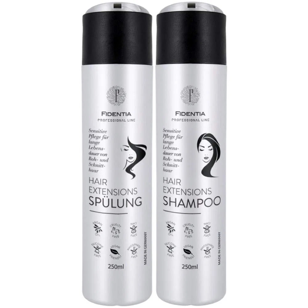 Шампунь и кондиционер для наращенных волос Fidentia Hair Extensions Fidentia