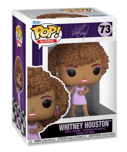 

Funko POP! Иконы, коллекционная фигурка, Уитни Хьюстон, 73 года.