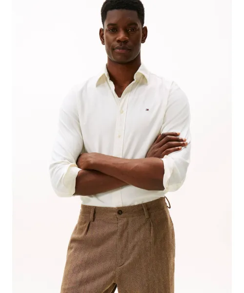 

Рубашка Regular fit Tommy Hilfiger, бежевый