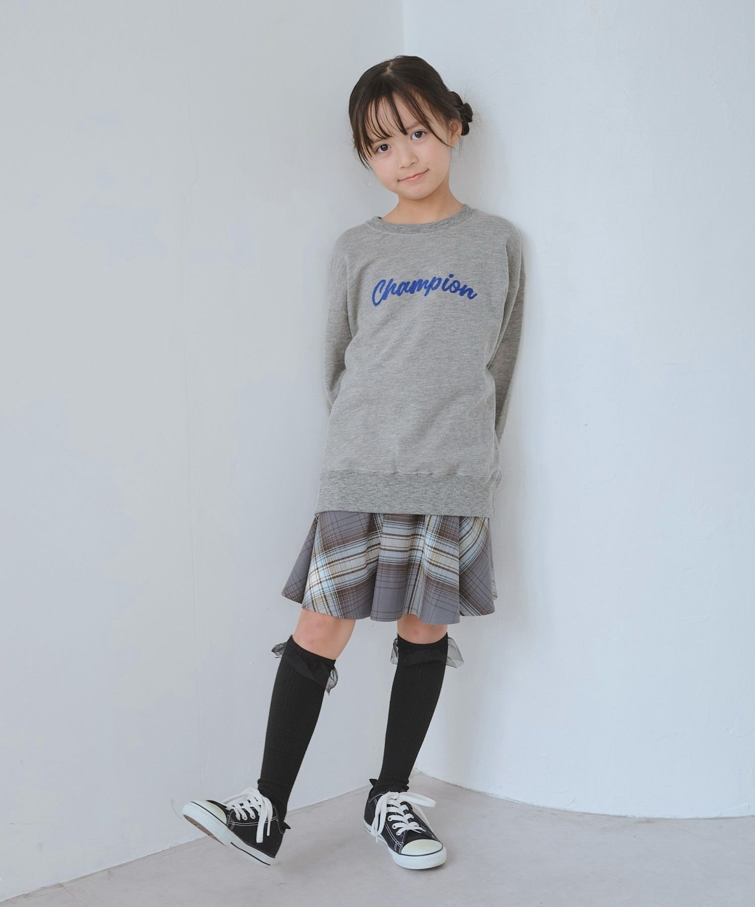 Толстовка с круглым вырезом ROPE' PICNIC KIDS, Light gray (08) — фото 3