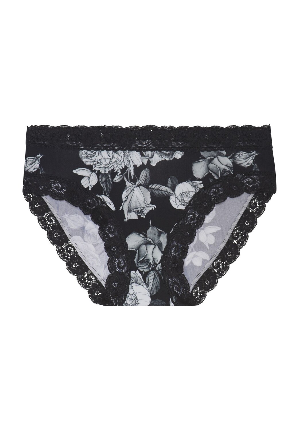 

Женские трусы Parisienne с кружевной каймой из микрофибры JOCKEY, цвет Black Allover