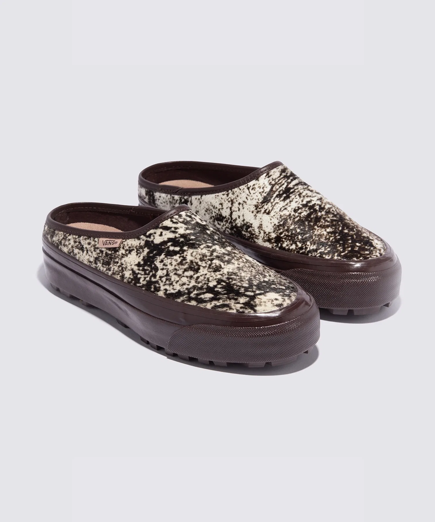 Унисекс мюли VANS PREMIUM Style 17 из натуральной кожи с узором пони CHO — фото 2