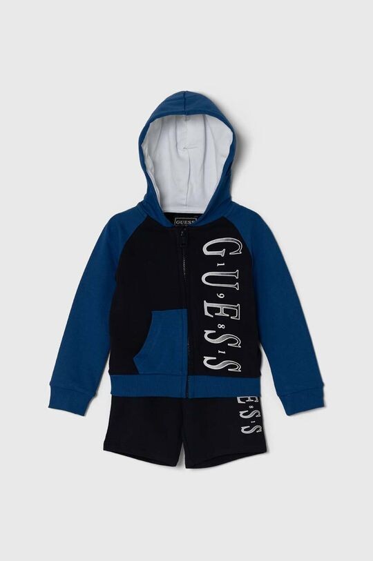 

Детский шерстяной костюм Guess, темно-синий