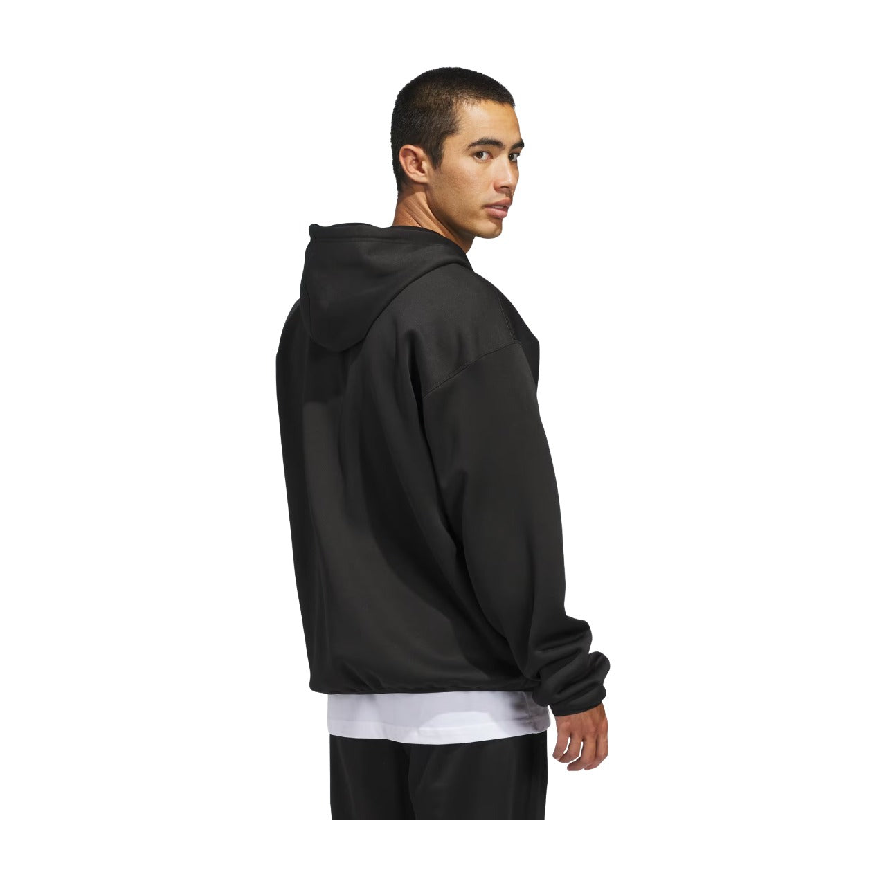 Толстовка Adidas Crazy Warm Full Zip Hoodie 'Black White' — фото 3