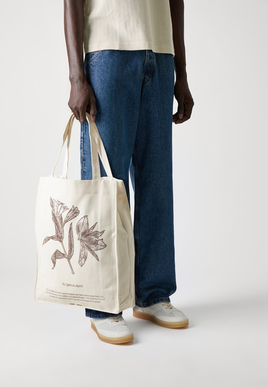

Сумка-тоут PRINT TOTE BAG UNISEX Samsøe Samsøe, сиреневый
