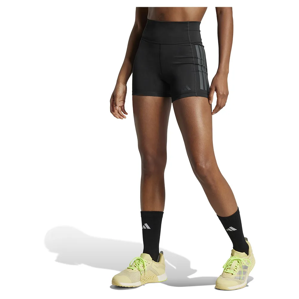 

Леггинсы adidas Optime 3 Stripes 5´´ short, черный