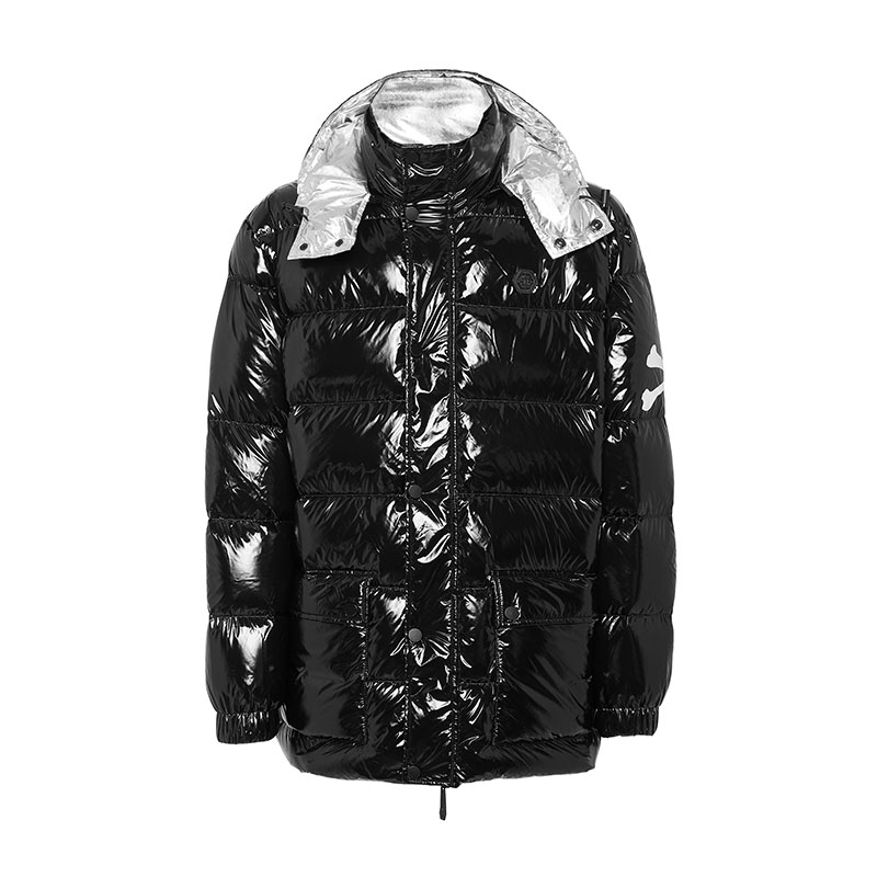 

PHILIPP PLEIN Куртка с капюшоном на молнии и принтом черепа, Black