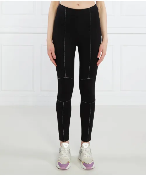

Леггинсы со стежками Slim fit Karl Lagerfeld, черный