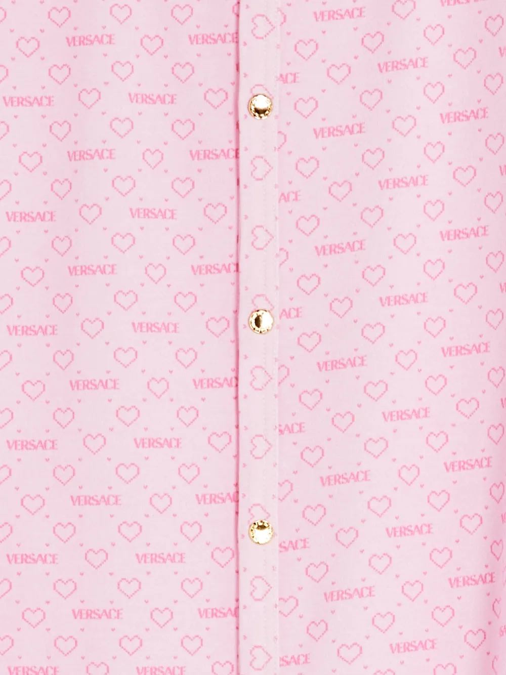 Комплект для новорожденного с логотипом Versace Kids, розовый — фото 3