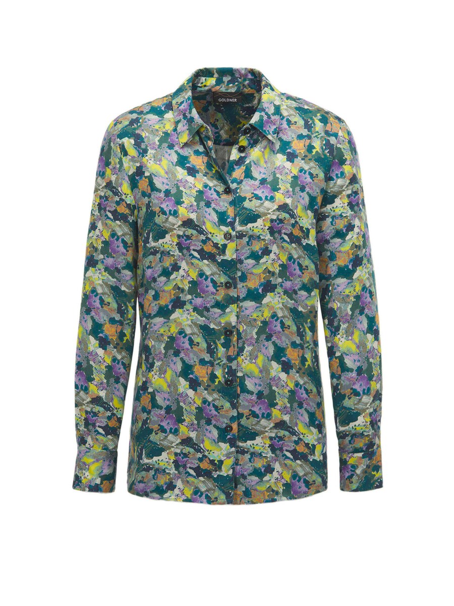 

Блуза Goldner, Olive/Dark green