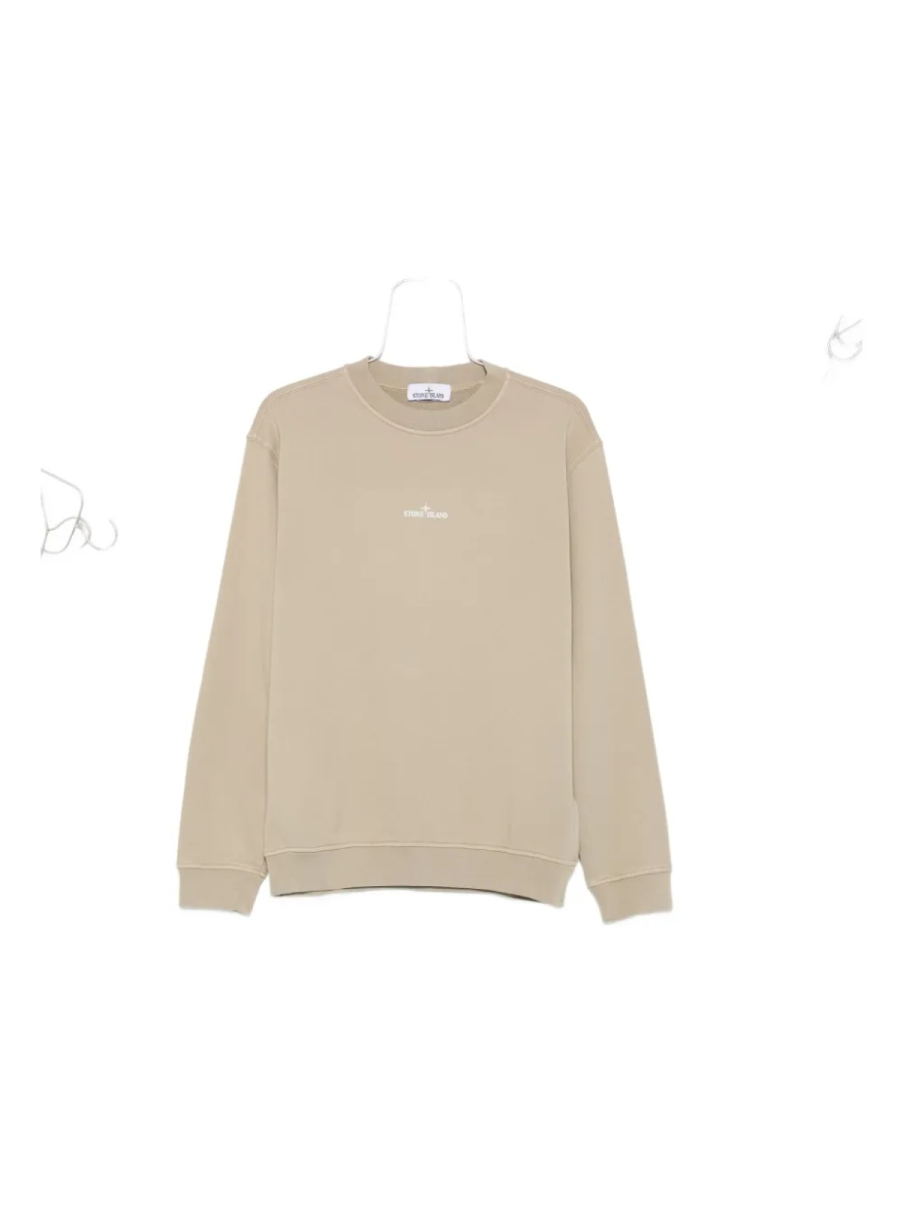 

Хлопковая толстовка с логотипом Stone Island 6100018, нейтральный