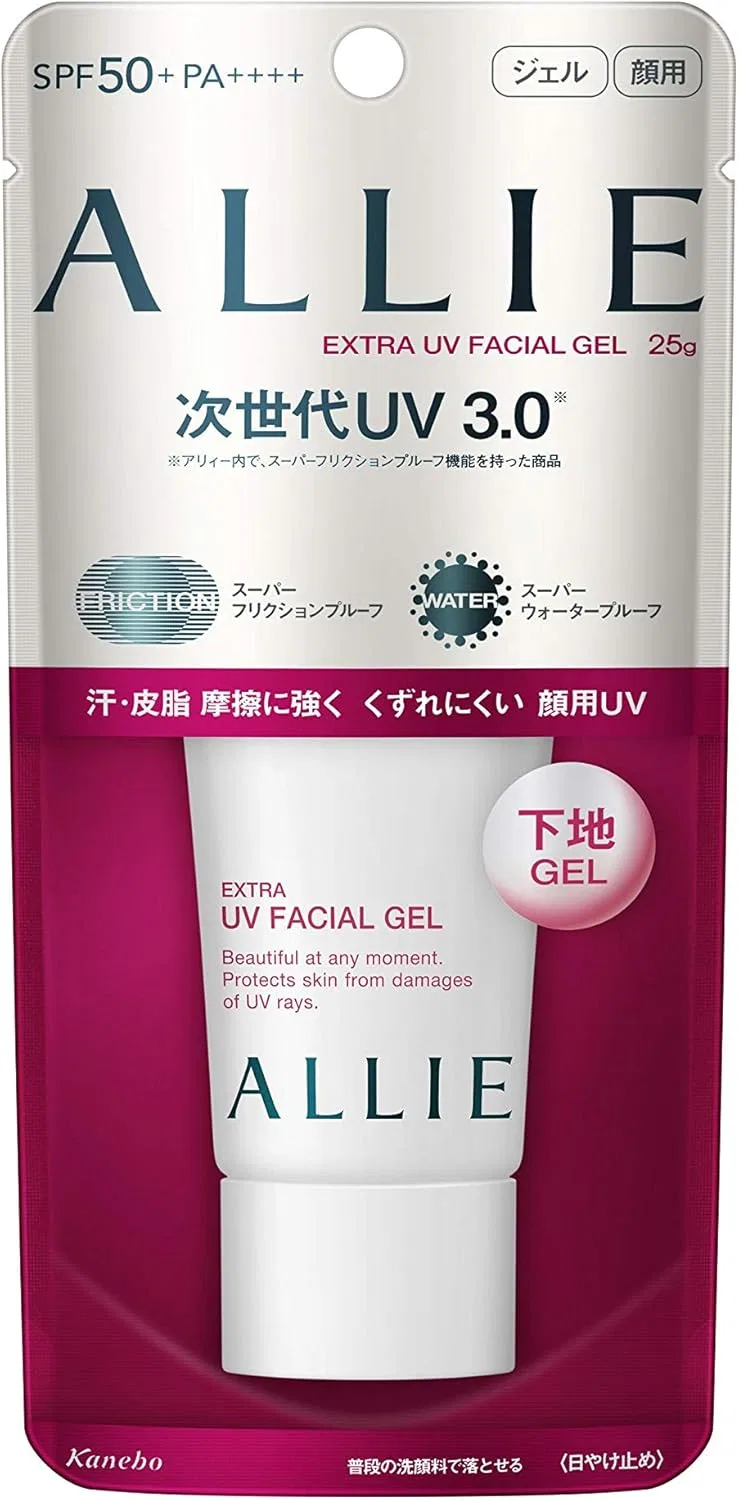 Солнцезащитный гель для лица ALLIE Extra UV Facial Gel Mini SPF 50+/PA++++ 25 г