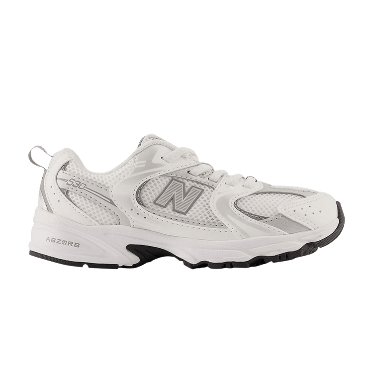 

Кроссовки 530 Little Kid Wide 'White Silver', белый