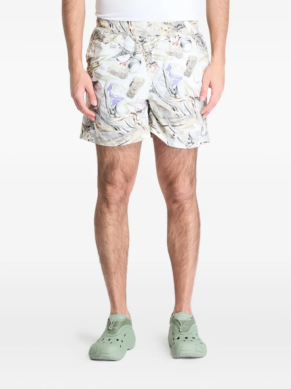 

Плавки-шорты с принтом Patta, нейтральный