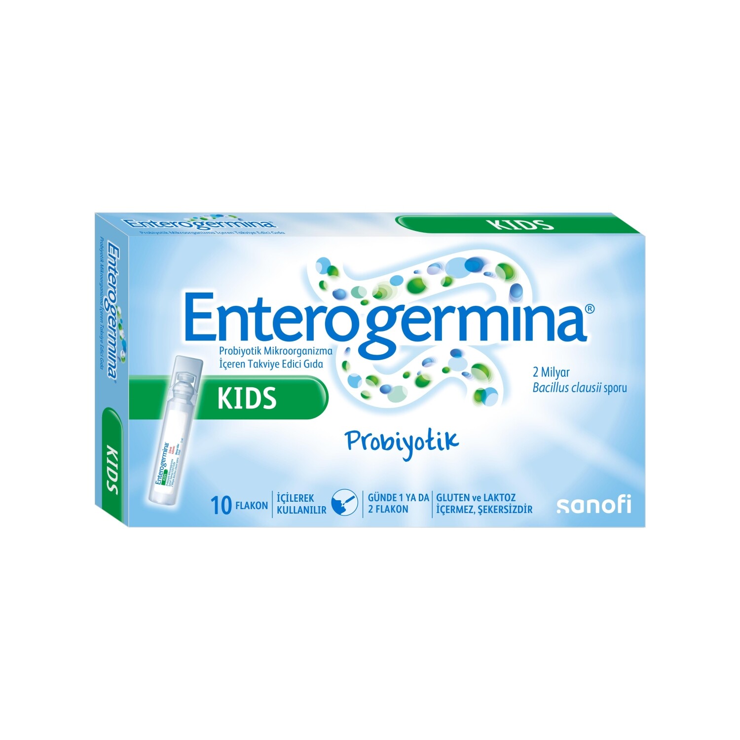 

Энтерогермина Детский Пробиотик 10 флаконов ENTEROGERMİNA