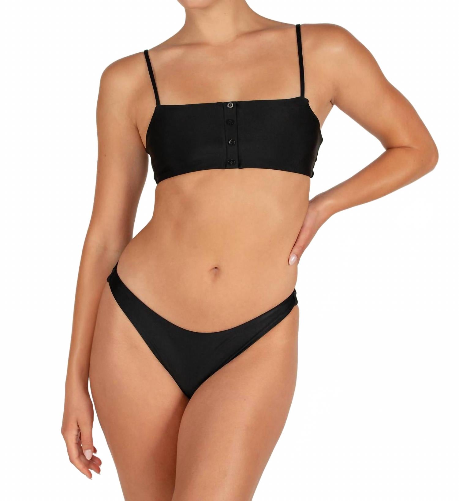 

Suva Low Rise Bottom In Black MIKOH