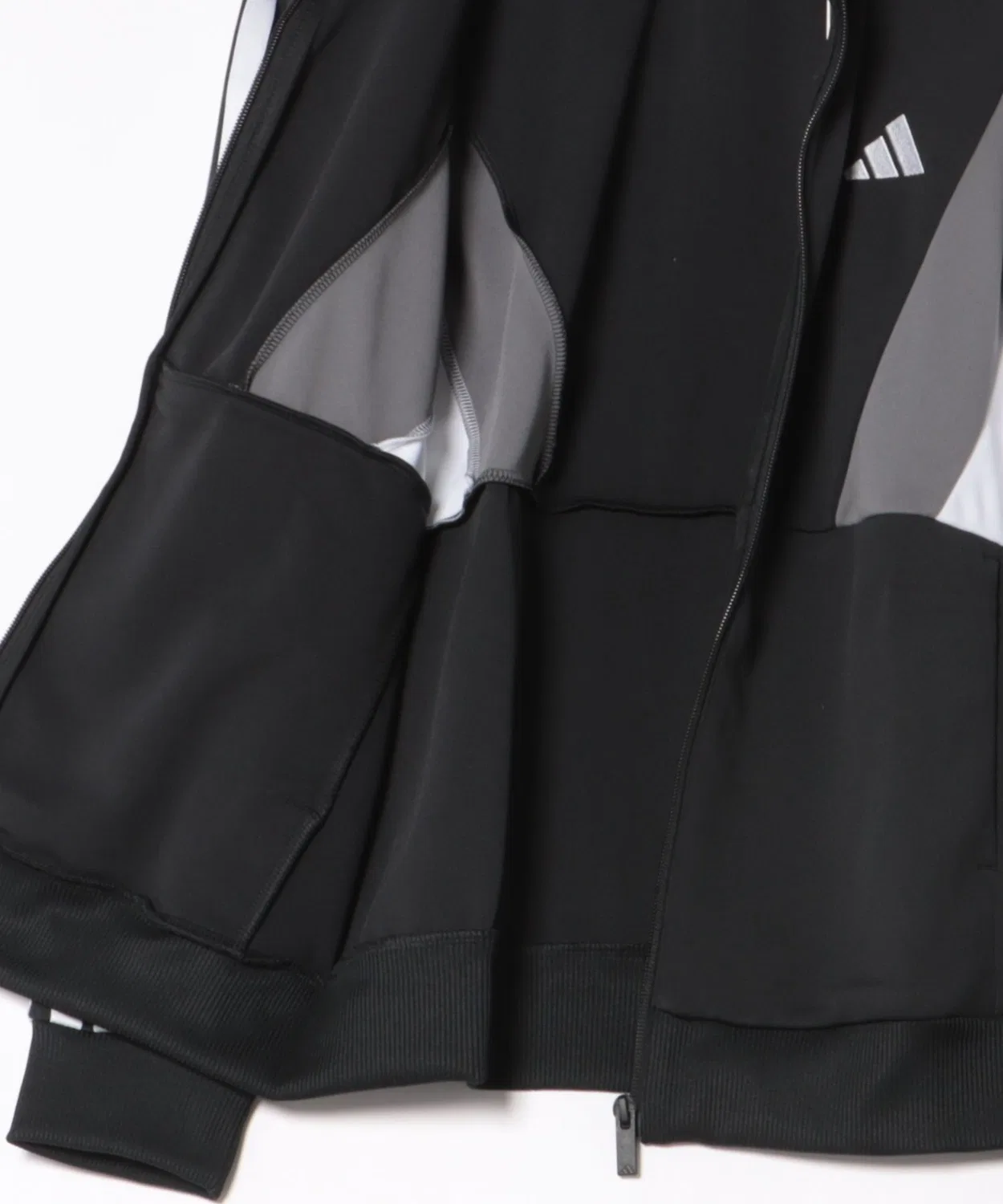 Трек-топ женский Adidas черный — фото 3
