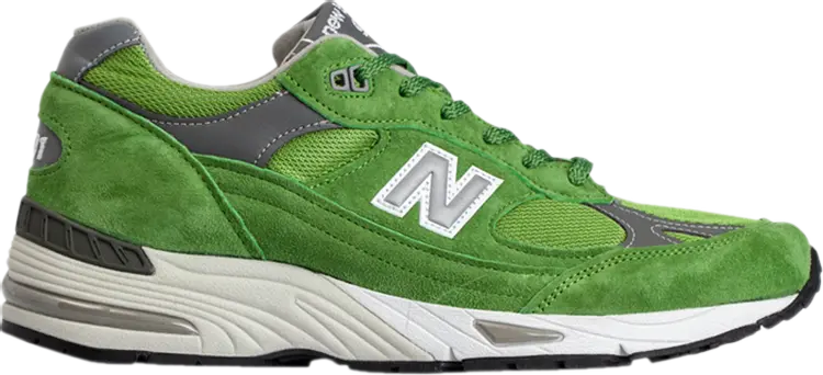 

Кроссовки New Balance 991 Made in England 'Bright Green', зеленый