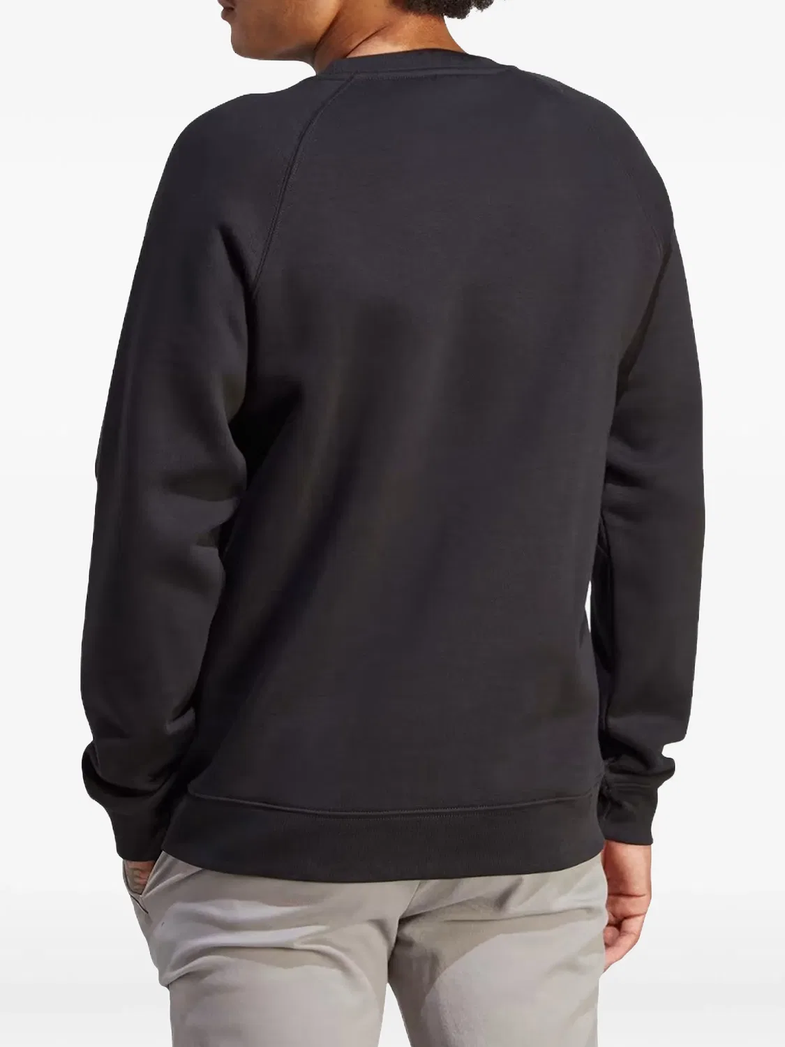 Свитер Trefoil Essentials Adidas, черный — фото 2