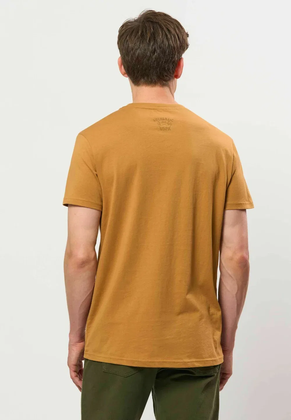 Футболка Umarchibald - футболка с принтом U.S. Polo Assn., Brown Sugar — фото 3